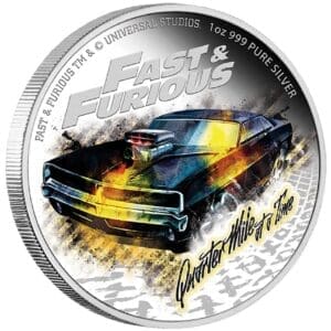 2023 Niue Fast & Furious Quarter Mile at a Time 1 oz Silver Coin
