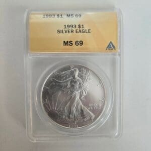 1993 ANACS MS69 ASE