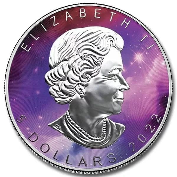 2022 Glowing Galaxy 3-piece Colorized coin set - Image 6