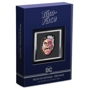 Faces of Gotham - Two Face 1oz silver coin