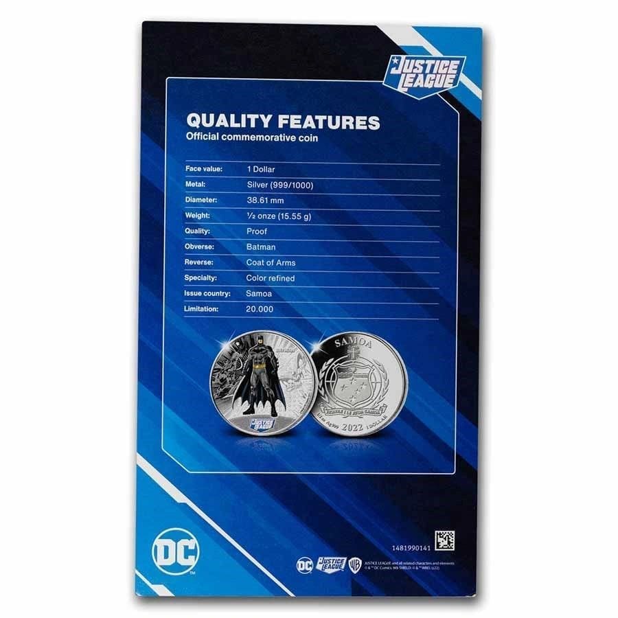 2022 Batman 1/2 oz silver coin - Image 6