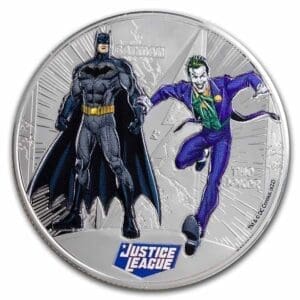 2022 Batman V The Joker 1/2 oz silver coin