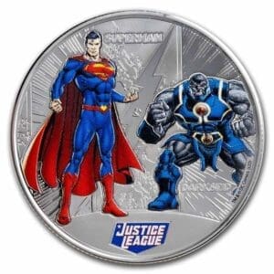 2022 Superman V Darkseid 1/2 oz silver coin