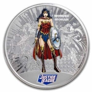 2022 Wonderwoman 1/2 oz silver coin