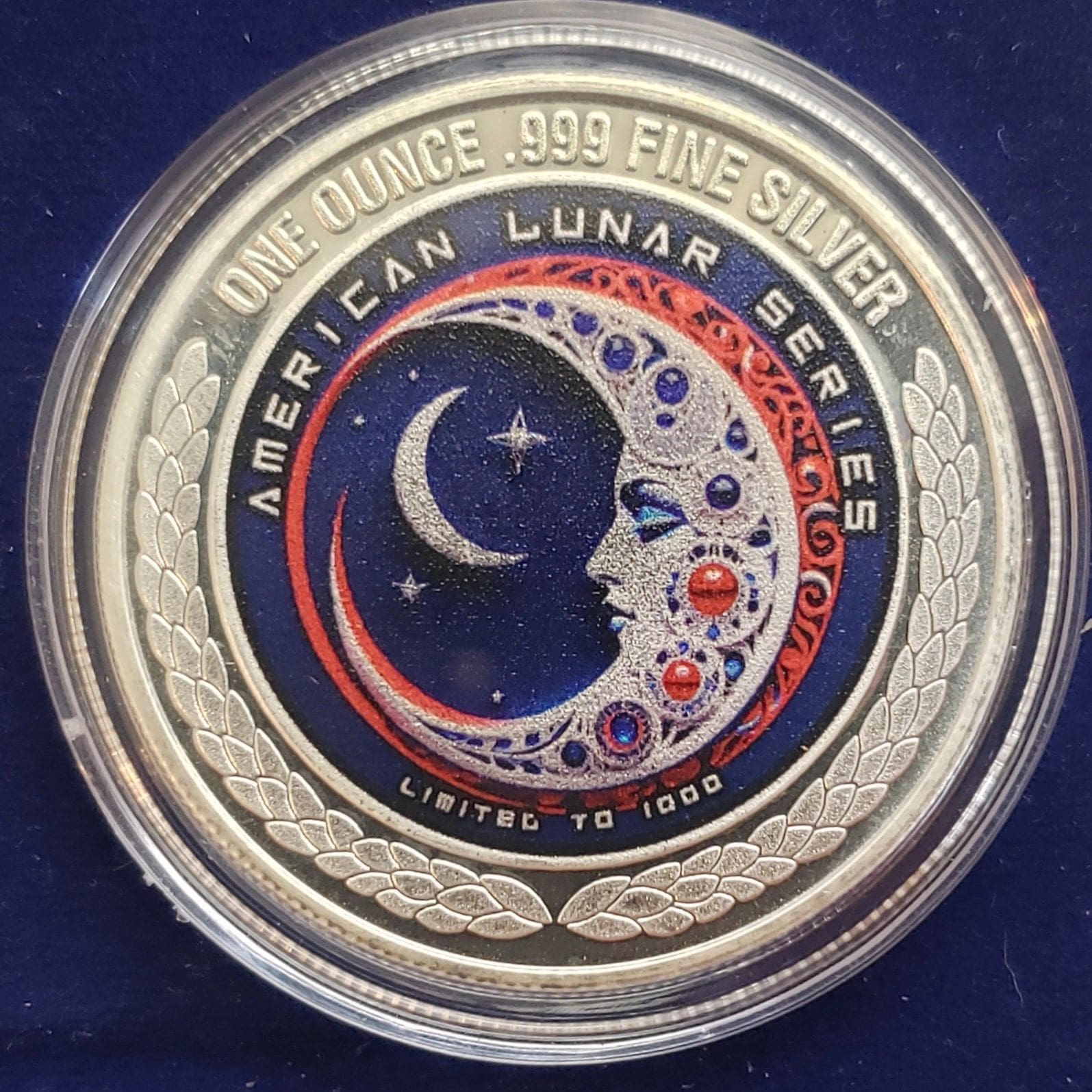Keystone Year of the American Lunar Dragon 1z silver round - Image 2