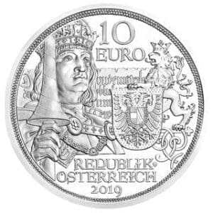 10 euro ritterlichkeit chivalry 16.82g .925 silver coin