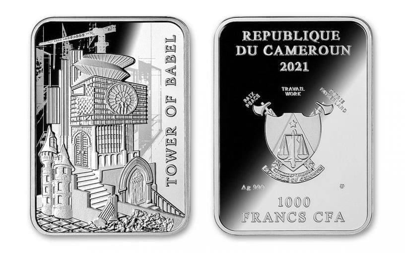 Tower Of Babel - 28.28g Collectible silver bar - Image 2