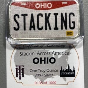 Ohio SAA 1z Silver Bar
