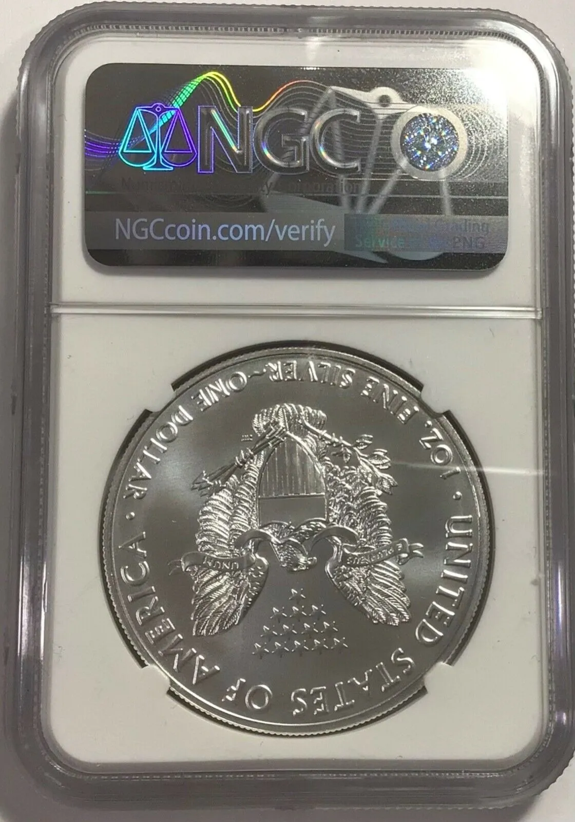 2021 #silverdegenerates early release heraldic eagle ms-70 - Image 2