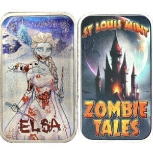 elsa zombie tales 1oz silver bar