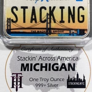 SAA Michigan 1z Silver Bar