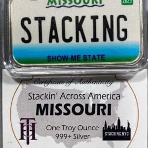 Missouri SAA 1z Silver Bar