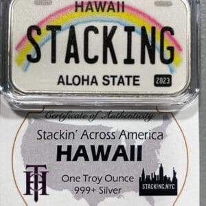Hawaii SAA 1z Silver Bar