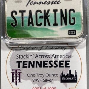Tennessee SAA 1z Silver Bar