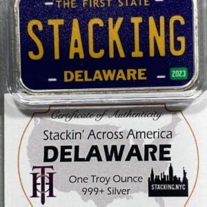 Delaware SAA 1z Silver Bar
