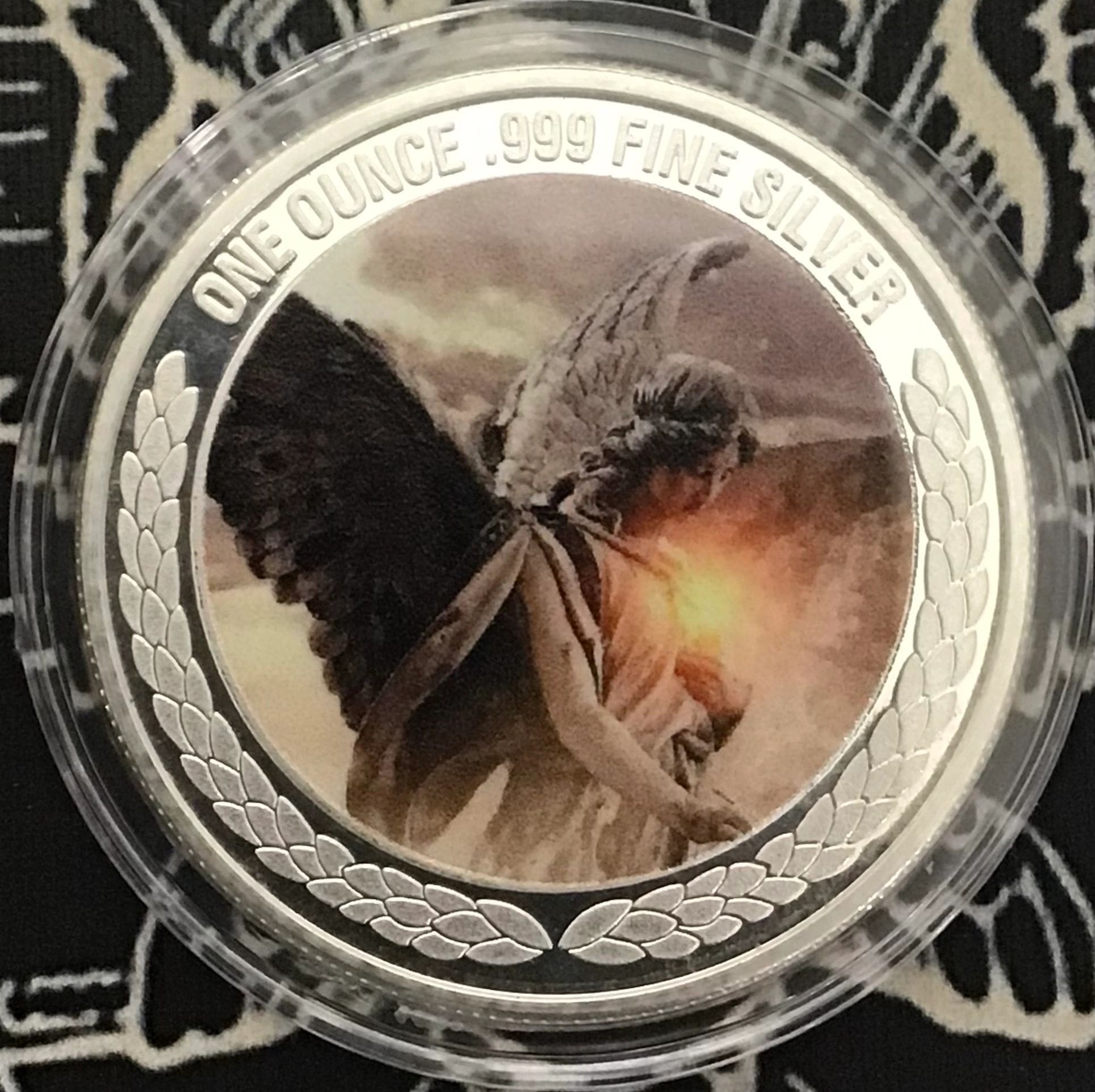 Angel 1oz silver Round - Keystone Stacking
