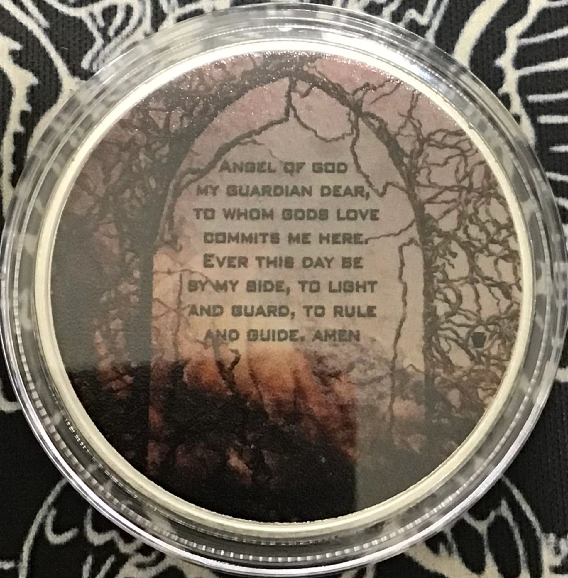 Angel 1oz silver Round - Keystone Stacking - Image 2