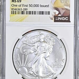 2025(P) Eagle First Eagle Privy Release S$1 MS69 One of First 50,000 Issue
