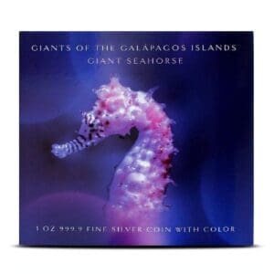 2020 giants of the galapagos islands giant seahorse 1z coin