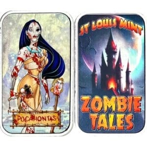 pocohontas zombie tales 1oz silver bar