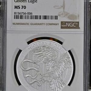 2023 MALTA S53 GOLDEN EAGLE NGC MS70 SILVER COIN