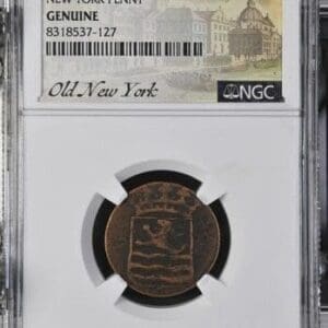 N.E.INDIES VOC NEW YORK PENNY DUIT