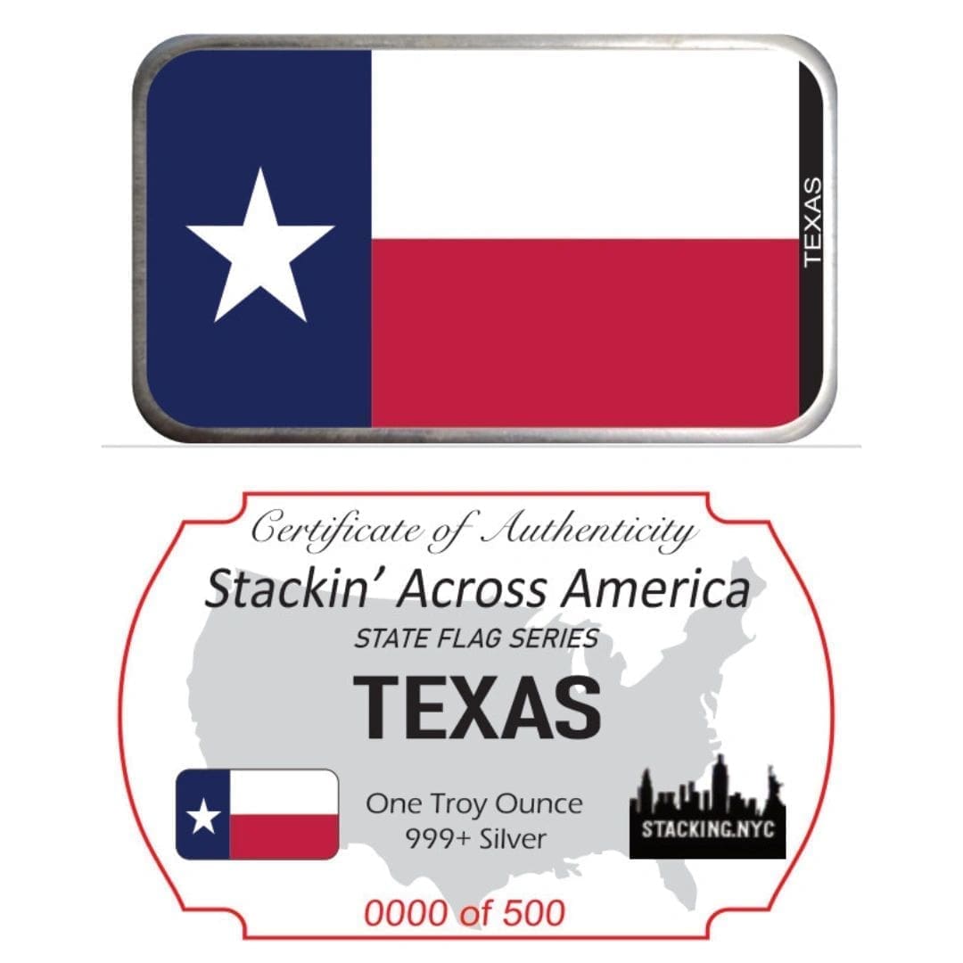 Stacking Across America Flag Series - Texas