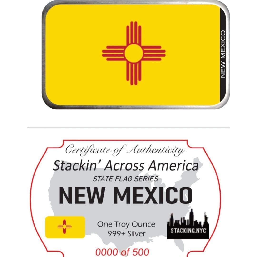 Stacking Across America Flag Series - New Mexico