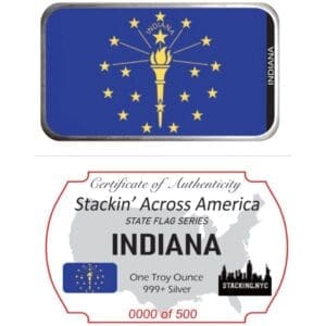 Stacking Across America Flag Series - Indiana