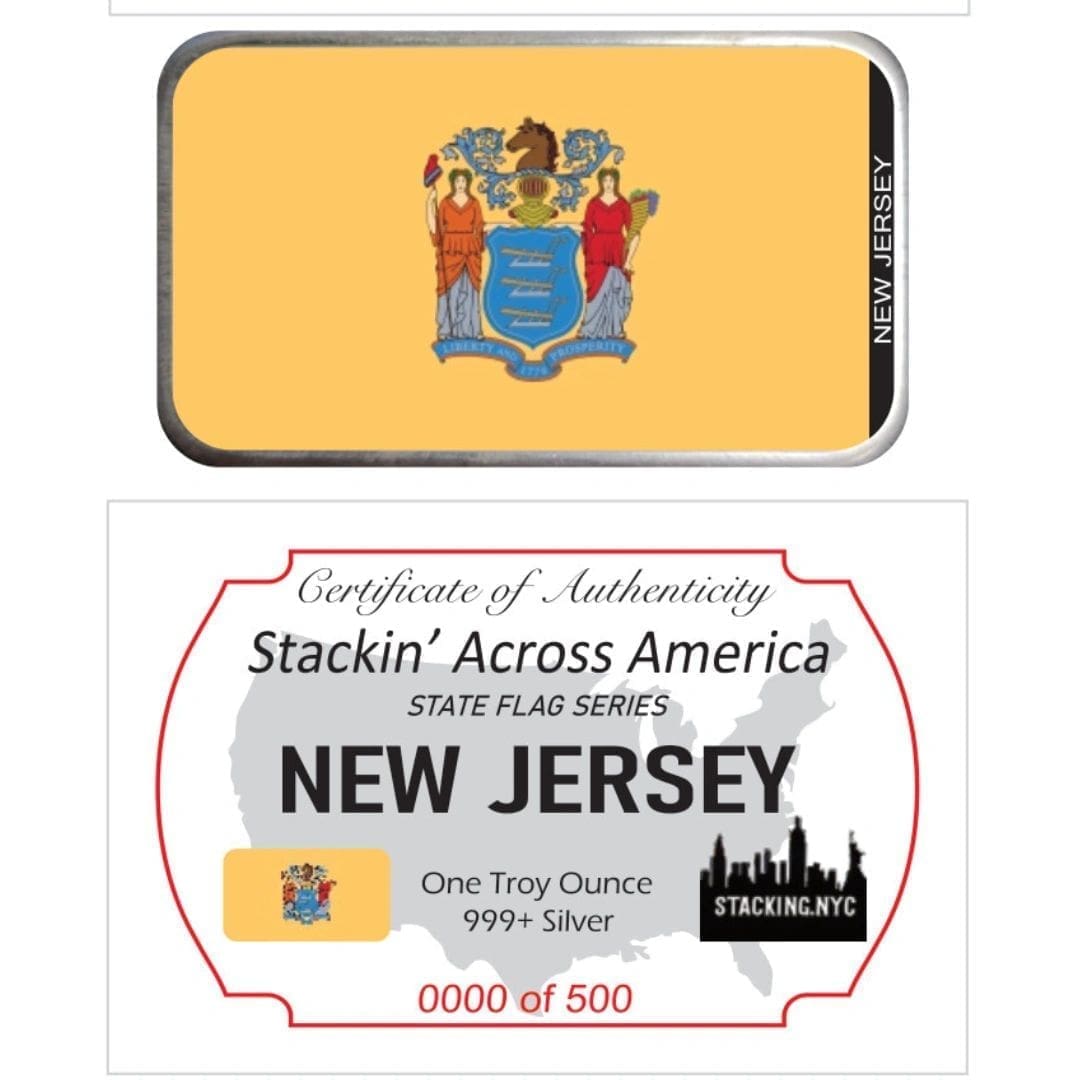 Stacking Across America Flag Series - New Jersey