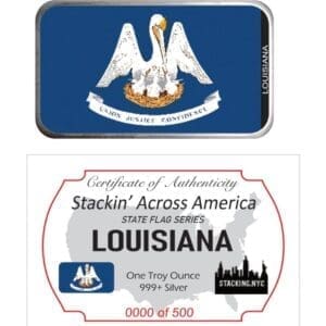 Stacking Across America Flag Series - Louisiana