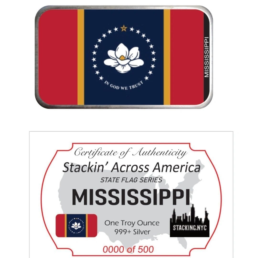 Stacking Across America Flag Series - Mississippi