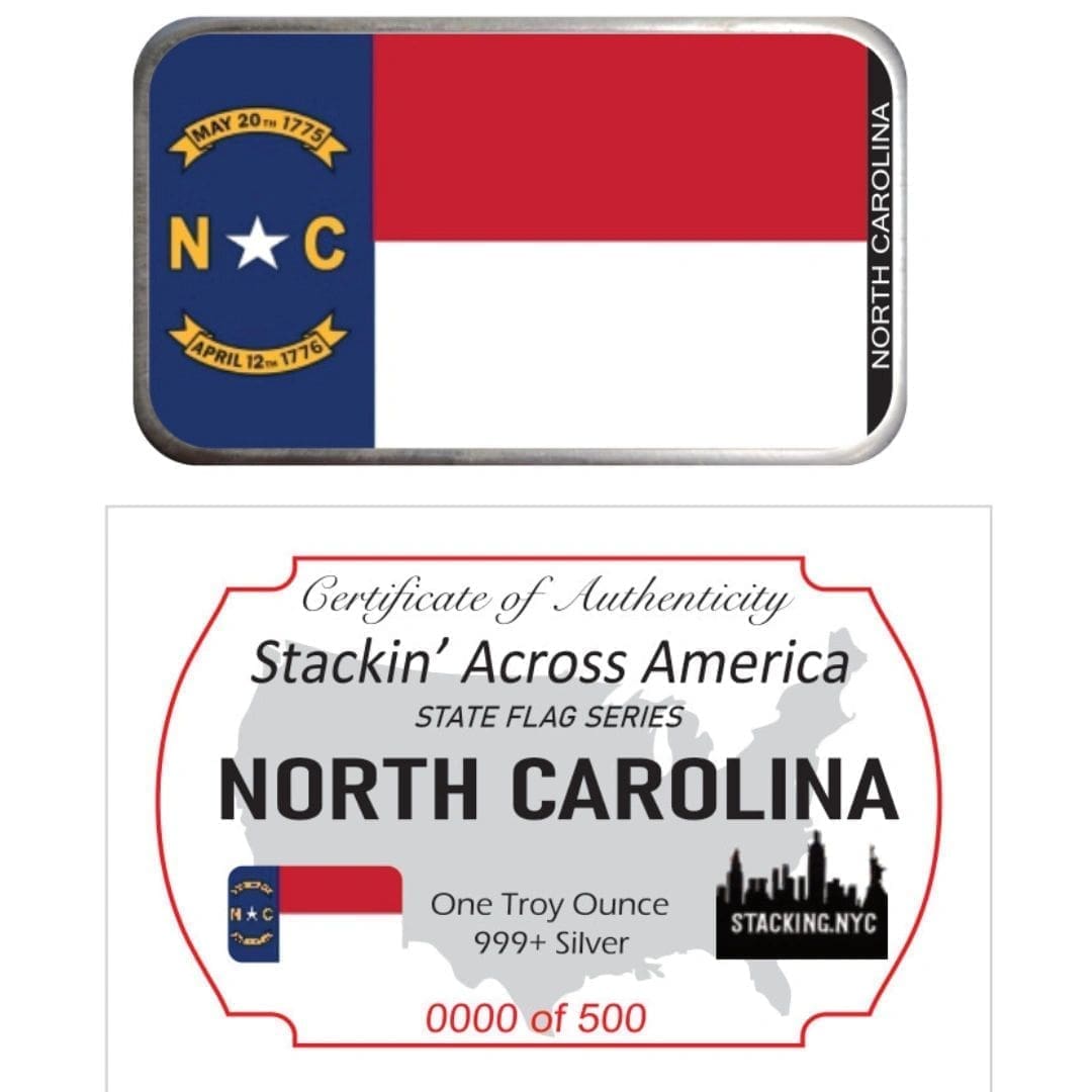 Stacking Across America Flag Series - North Carolina