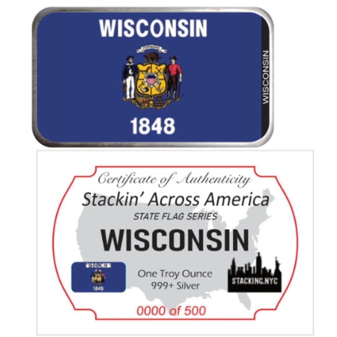 Stacking Across America Flag Series - Wisconsin