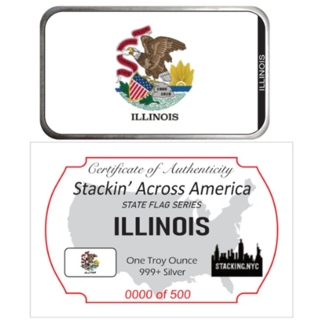 Stacking Across America Flag Series - Illinois