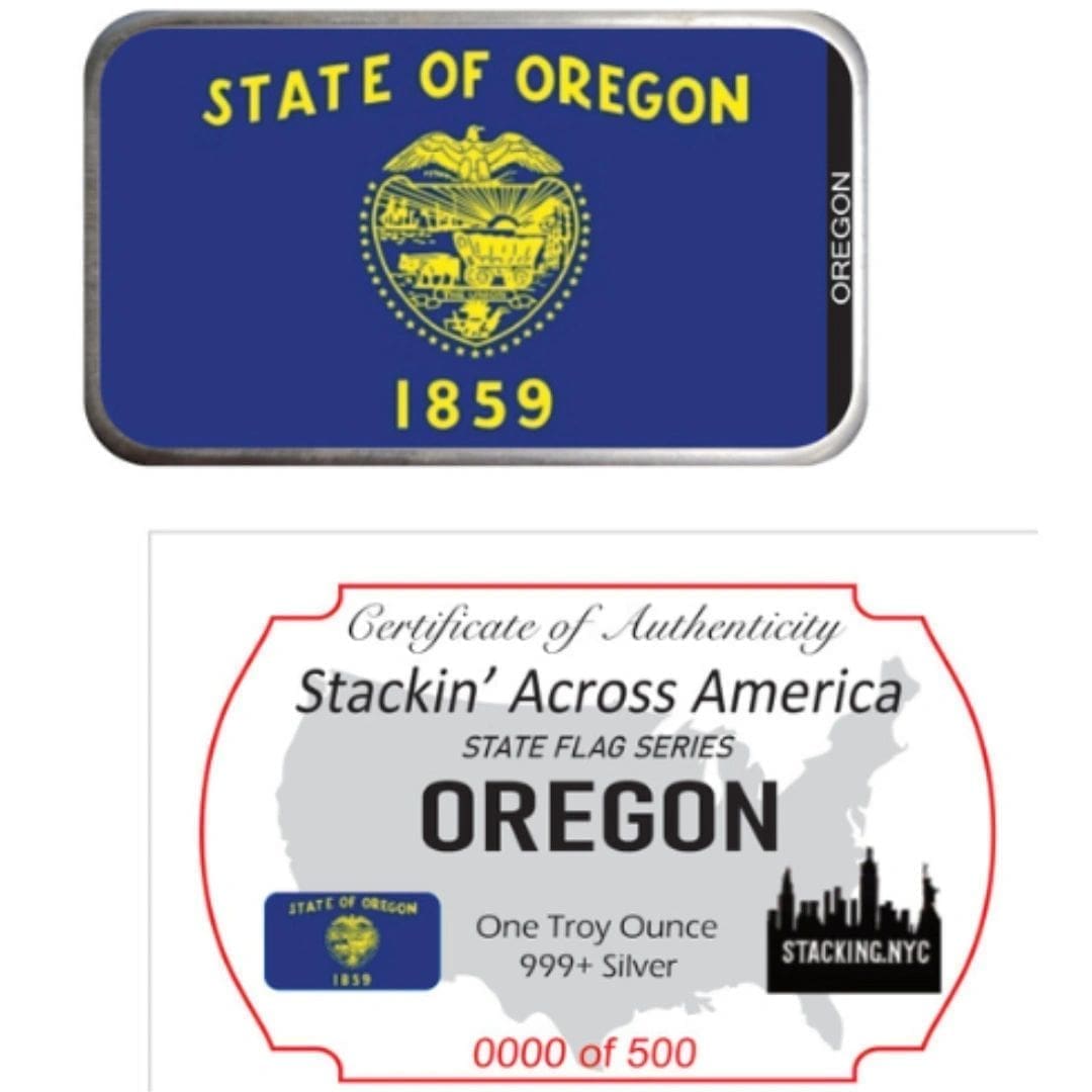 Stacking Across America Flag Series - Oregon