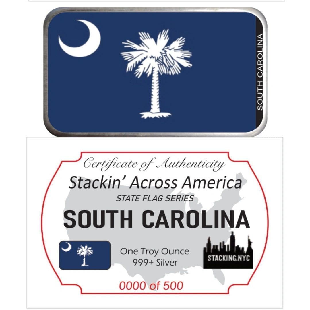 Stacking Across America Flag Series - South Carolina