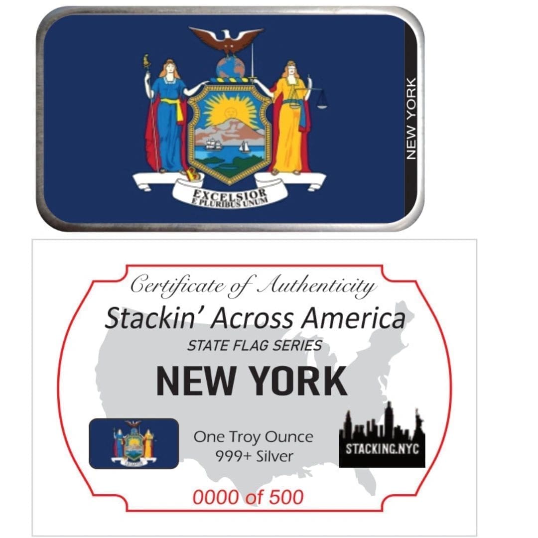 Stacking Across America Flag Series - New York