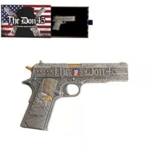 "The Don" Shaped .45 Caliber silver coin