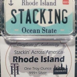 Rhode Island SAA 1z Silver Bar