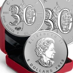 2018 30TH ANNIV. MAPLE - ANA PRIVY 1Z SILVER