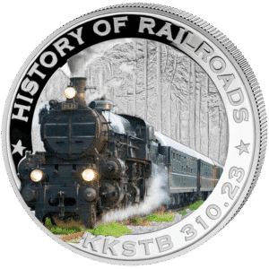 2011 LIBERIA RAILROADS KKSTB 310.23 20G SILVER