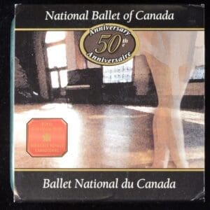 2001 PROOF DOLLAR NATIONAL BALLET OF CANADA 50TH ANNIVERSARY