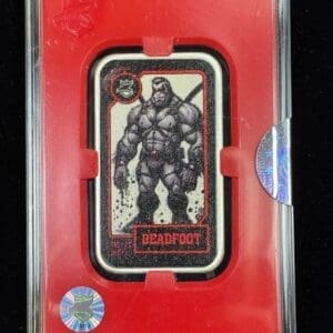 POSTAL EXPRESS MINT DEADFOOT BLACK BORDER #69 OF 75 1 OZ BAR