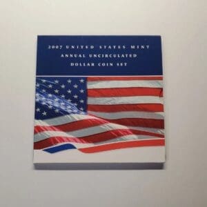 2007 US MINT ANNUAL UNCIRCULATED DOLLAR COIN SET