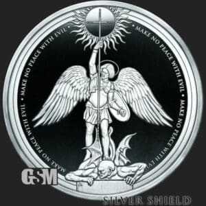 2024 SILVER SHIELD THE APOCALYPTOMYST MAKE NO PEACE WITH EVIL 1 OZ SIVER PROOF