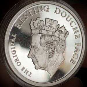 2023 SILVER SHIELD RESTING DOUCHE FACE 1 OZ SIVER PROOF