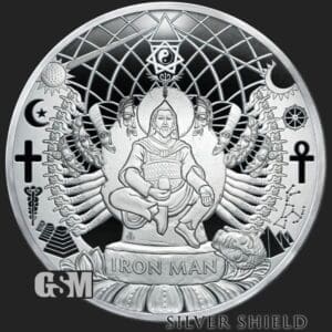 2023 SILVER SHIELD IRON MAN 1 OZ SIVER PROOF
