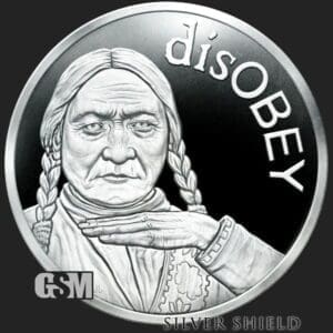 2021 SILVER SHIELD SITTING BULL 1 OZ SILVER PROOF