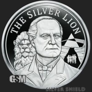 2021 SILVER SHIELD THE SILVER LION 1 OZ SIVER PROOF
